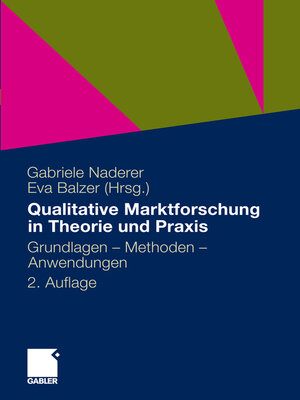 cover image of Qualitative Marktforschung in Theorie und Praxis